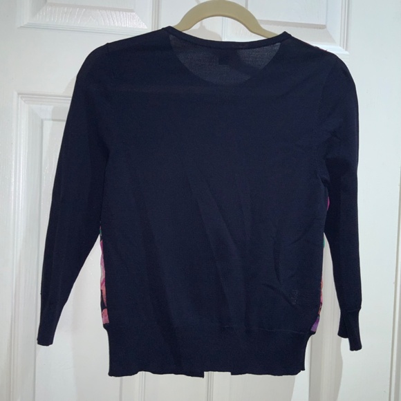 Ann Taylor floral front sweater Sz XS button front - Picture 5 of 7